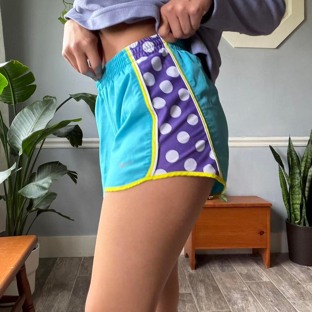 Nike dri fit polka dot shorts (S)